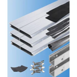 Hochwasserschutz-Kit XLarge Aluminium 3 x 0,6 m