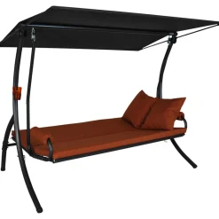 Hollywoodschaukel 'Elegance Joy' 3-Sitzer terrakotta 210 x 160 x 145 cm