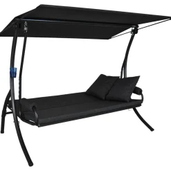 Hollywoodschaukel 'Elegance Joy' 3-Sitzer grau 210 x 160 x 145 cm