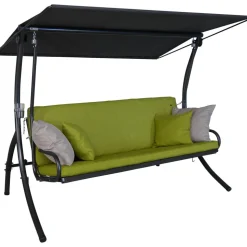 Hollywoodschaukel 'Elegance Smart' 3-Sitzer grün 210 x 160 x 145 cm