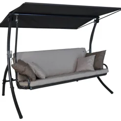 Hollywoodschaukel 'Elegance Smart' 3-Sitzer beige 210 x 160 x 145 cm
