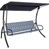 Hollywoodschaukel 'Loft Sun' 3-Sitzer taupe 210 x 160 x 145 cm
