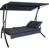 Hollywoodschaukel 'Loft Sun' 3-Sitzer grau 210 x 160 145 cm