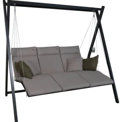 Hollywoodschaukel 'Relax Smart' 3-Sitzer grau 220 x 210 x 150 cm