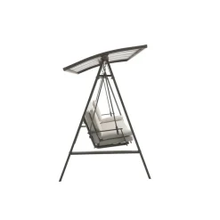 Hollywoodschaukel 'Runa' 3-Sitzer taupe 235 x 135 x 181 cm
