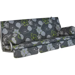 Hollywoodschaukel-Auflage 'Trend Meran' grau 178 x 54 x 9 cm