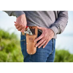Holster 'Felco 910' Leder braun 25 cm