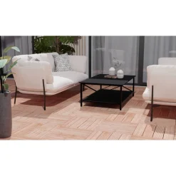 Holzfliese Douglasie braun 600 x 600 x 49 mm