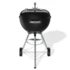 Holzkohlegrill 'Bar-B Kettle' schwarz 54 x 58 x 91 cm