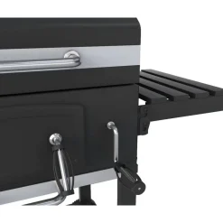 Holzkohlegrill 'Calgary' schwarz 102 x 104 x 67 cm