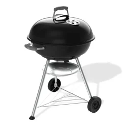 Holzkohlegrill 'Compact Kettle' schwarz 58 x 63 x 94 cm