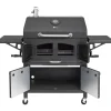 Holzkohlegrill 'Grand Ontario' schwarz 154 x 131 x 68,5 cm