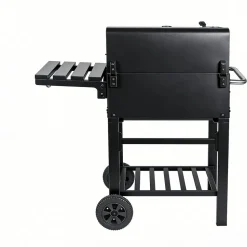 Holzkohlegrill 'Ontario II' schwarz 100 x 105 x 47 cm