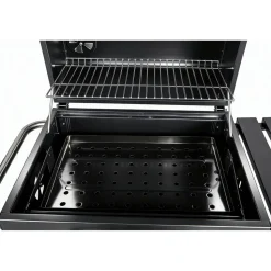 Holzkohlegrill 'Ontario II' schwarz 100 x 105 x 47 cm