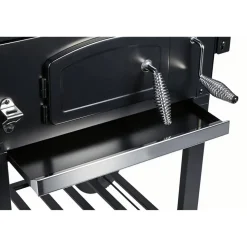 Holzkohlegrill 'Ontario II' schwarz 100 x 105 x 47 cm