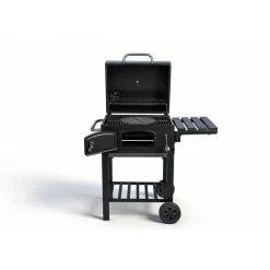 Holzkohlegrill 'Ontario II' schwarz 100 x 105 x 47 cm