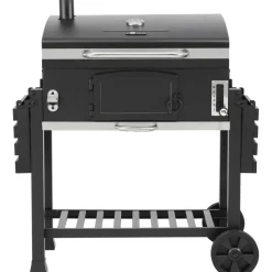 Holzkohlegrill 'Ontario XXL' schwarz 141,5 x 114 x 61,3 cm