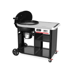 Holzkohlegrill 'Performer Premium Smart' schwarz 121 x 71 x 114 cm
