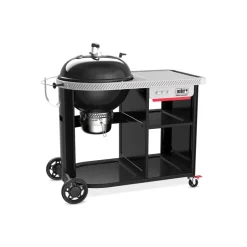 Holzkohlegrill 'Performer Premium' schwarz 121 x 71 x 114 cm