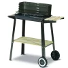 Holzkohlegrill schwarz 48,2 x 28,3 cm
