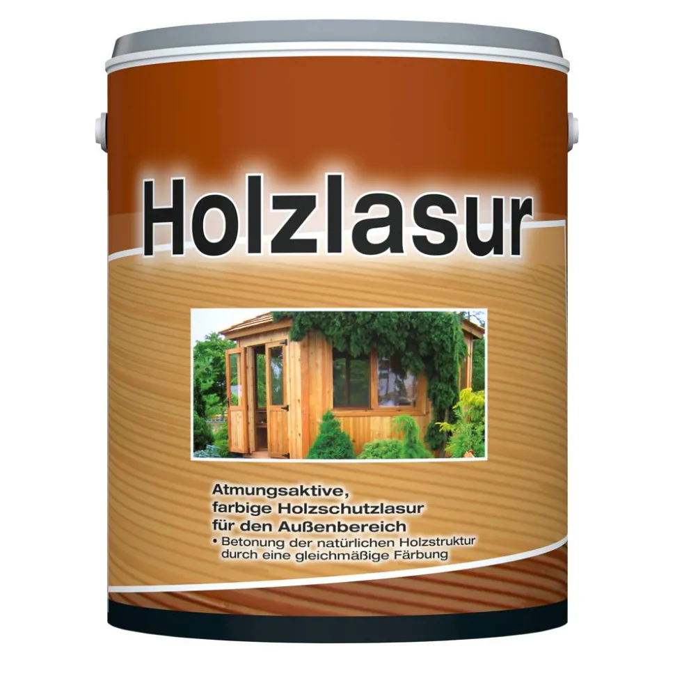 Holzlasur nussbaumfarben dunkel 5 l