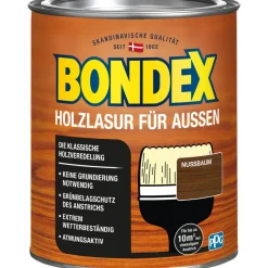 Holzlasur nussbaumfarben 750 ml