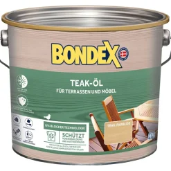 Holzöl teakfarben 2,5 l