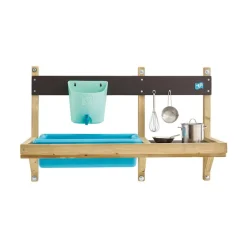 Holz-Matschküche 'Mops Deluxe' natur Wandmodul 36 x 81 x 56 cm