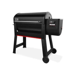 Holzpelletgrill 'Smoque XL' schwarz 126 x 69 x 52 cm