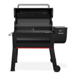 Holzpelletgrill 'Smoque XL' schwarz 126 x 69 x 52 cm
