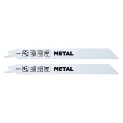 HSS-BiM-Säbelsägeblätter für Metall 203 mm 2 Stück