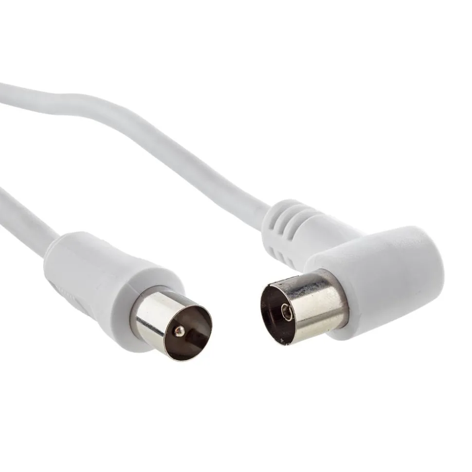 IEC-Anschlusskabel weiß 75 dB 1,5 m
