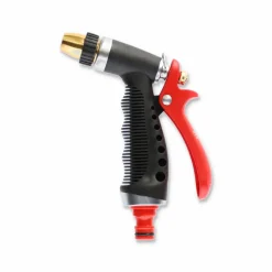 Impulsspritze mit 3 Strahlarten rot/schwarz 1/2"