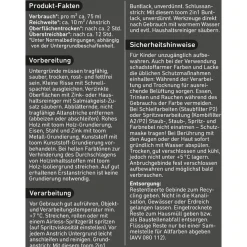 2in1 Buntlack 'Kieselsand' taupe seidenmatt 750 ml