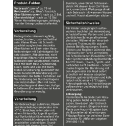2in1 Buntlack 'Mitternacht' tiefschwarz glänzend 750 ml