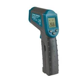 Infrarot-Thermometer 'Ray' Kunststoff türkis 3,9 x 11 x 14,4 cm