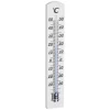 Innenthermometer Massivholz altweiß 3,1 x 1,6 x 18 cm
