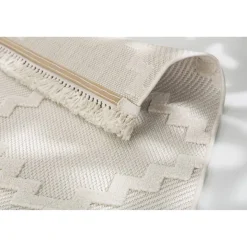 In-& Outdoor-Teppich 'Summer' creme Quadrate 160 x 230 cm