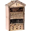Insektenhotel 'Rustikal' mit Schilfdach groß 29 x 14 x 43 cm