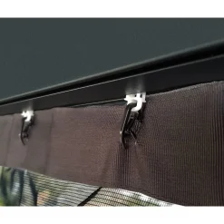 Insektenschutznetz dunkelgrau für Pavillon Dallas 3,6 x 5 m