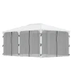 Insektenschutznetz dunkelgrau für Pavillon Milano 3 x 4 m/Martinique 3,6 x 5 m