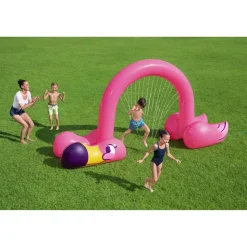 Jumbo Wassersprinkler 'Flamingo' pink 340 x 110 x 192 cm