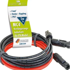 Kabel-Set für Solarpanel 'MC4' 4 mm² Länge 2 m