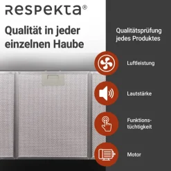 Kaminhaube 'CH22055-90S' Metall 90 cm