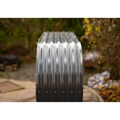 Kaminholzregal anthrazit Stahl 46 x 212 x 111 cm