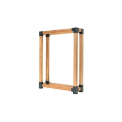 Kaminholzregal 'Michel XL' naturfarben 138 x 180 x 40 cm