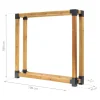 Kaminholzregal 'Michel XXL' naturfarben 198 x 180 x 40 cm