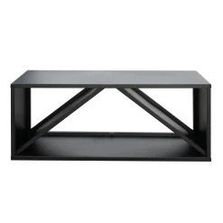 Kaminholzregal schwarz Stahl 104 x 35 x 40 cm