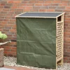 Kaminholzregal 'Speyer' naturfarben 120 x 148 x 68 cm