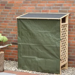 Kaminholzregal 'Speyer' naturfarben 120 x 148 x 68 cm
